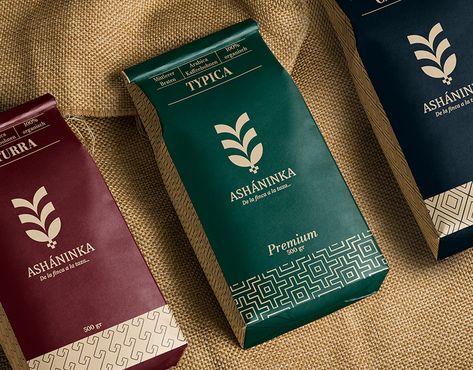 Coffee Packaging Projects | Photos, videos, logos, illustrations and branding on Behance Coffee Branding Design, Coffee Bag Design, Rice Packaging, Tea Labels, Tea Packaging Design, Coffee Pack, Coffee Label, Packaging Label Design, Design Café