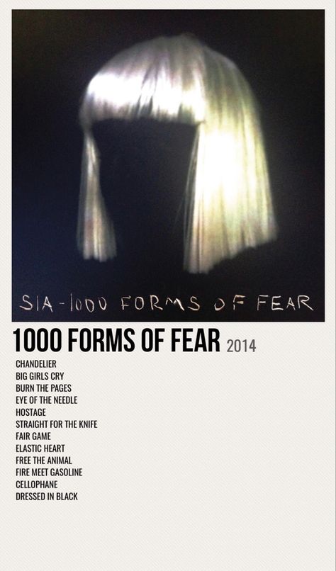 1000 Forms Of Fear, Sia Kate Isobelle Furler, Elastic Heart, Minimalist Music, Music Poster Ideas, The 1000, Heart Poster, Fair Games, Minimal Poster