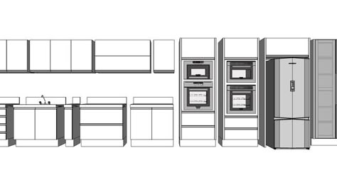 Large preview of 3D Model of Módulos para Cozinha Warehouse Kitchen, Wooden Pantry, Toy Cabinet, Japandi Kitchen, Tropical Kitchen, Architecture Design Process, Interior Design Videos, Architecture Design Sketch, Bedroom False Ceiling Design