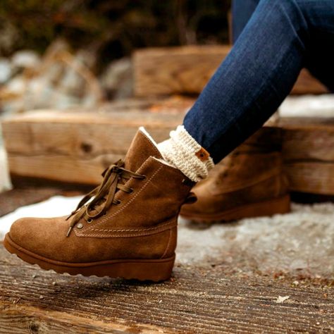 Brand New In Box From Bearpaw The Harmony Suede Boot In Earth (Brown) Size 9 Medium Width I Actually Had These Set Aside For Myself But I Have To Stop. I Have Like 300 Pairs Of Shoes. Still I’d Have No Issue Keeping These Beauties As They Are Only Available Here And Totally Sold Out. That’s The Perils Of Selling Great Things, You Want To Keep It All! Features And Benefits Of The Bearpaw Harmony Women's Insulated Wedge Boot * 5.5 Inches High * 8 Inch Circumference- Adjustable * Cow Suede Boot * F Bear Paw Boots, Black Biker Boots, Snow Boots For Women, Tan Suede Boots, Short Winter Boots, Brown Boots Women, Bear Paw, Pink Boots, Faux Fur Boots