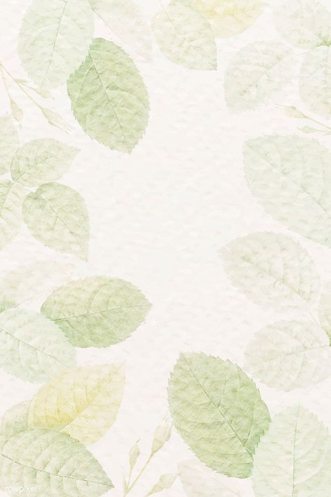 Green foliage patterned background vector | premium image by rawpixel.com / marinemynt Plant Frame, Purple Foliage, Patterned Background, Instagram Theme Feed, Background Floral, Simple Texture, Spring Background, Instagram Background, Leaf Texture