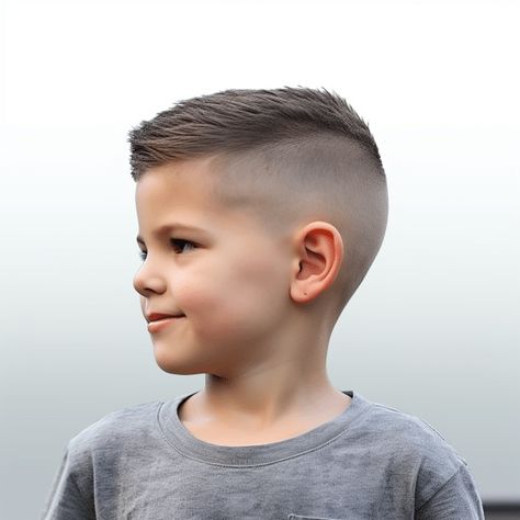 Faded Mohawk Boys Haircut Short, Little Boy Buzz Cut Fade, Skin Fade Boys Haircut, Fohawk Haircut For Toddler Boys, Cool Boy Haircuts Short, High And Tight Haircut Fade Toddler, Boys Summer Haircut Kids, Short Boy Haircuts Male, Short Boy Hair Cut For Boys