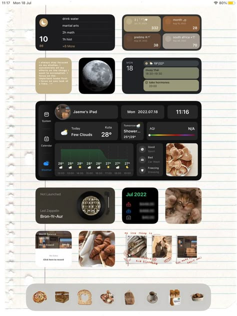 aesthetic notebook scribble style ios 14 homescreen for ipad inspo. brown and white tech aesthetic. #pinterestworthy #pinterestfashion #fashion #pinterestnails #fashionoutfits #art #artinspiration #design #pinterestphoto #photoshoot #photography #photoshootideas #lifestyle #lifegoeson #blogger #influencer #ipad #ipadaesthetic #ios14 #ipadhomescreen Notebook Homescreen, Homescreen For Ipad, Ipad Setup Homescreen, Mac Backgrounds Desktop Wallpapers High Quality, Ipad Layout Aesthetic, Ipad Setup Aesthetic, Ipad Inspo Homescreen, Aesthetic Ipad Layout, Ipad Organization Homescreen