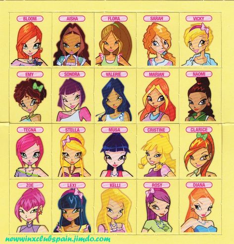 All Winx Characters, Winx Club All Characters, Winx Pfp, Fairy School, Winx Fairy, Fairy Names, Nostalgia 2000s, Unicorn Artwork, Character Bio