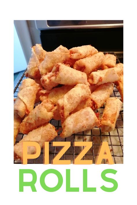 homemade deep fried pizza rolls made with egg roll wrappers. Filled with cheese and pepperoni Deep Fried Pizza Pockets, Fried Pizza Rolls, Deep Fried Pizza, Egg Roll Wrapper, Fried Pizza, Pizza Pockets, Snack For Kids, Pizza Fries, Egg Roll Wrappers