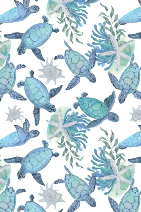 Loving Wallpaper, Sea Turtle Wallpaper, Summer Prints Wallpaper, Beachy Wallpaper, Turtle Wallpaper, Beach Wall Collage, Beautiful Summer Wallpaper, Cute Home Screen Wallpaper, Rare Features