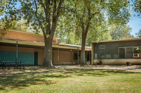 The main courtyard at Charles Evans Hughes Junior High. My seventh grade locker was on the top row, fourth in from the right. High School Courtyard, School Courtyard, Post Backgrounds, High School Kids, Character Inspiration Male, Seventh Grade, Junior High School, Karate Kid, Junior High