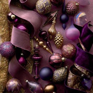 Purple Christmas Decorations, Purple Christmas Tree, Ornament Storage Box, Jewel Ornaments, Sugar Plums, Purple Christmas, Pink Christmas Tree, Gold Christmas Tree, Sugar Plum