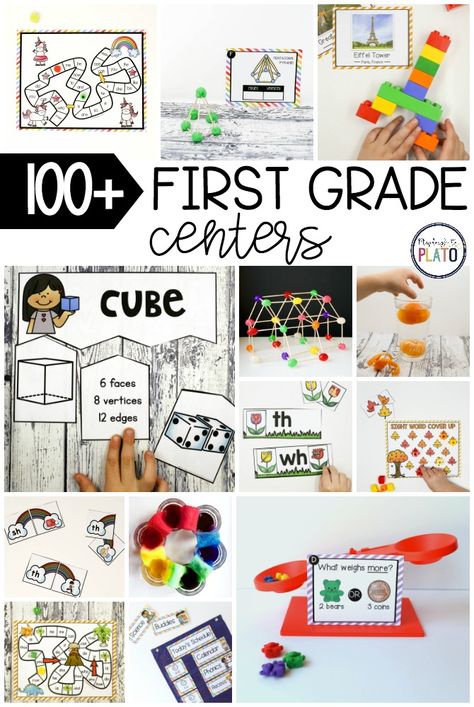 If you’re looking for first-grade centers your students will love, you’ve come to the right spot. Just click one of the skills below and you’ll be taken to a huge collection of engaging ways to make learning fun for kids. Literacy Centers Solidify students’ phonics, whole language and reading comprehension skills. Writing Centers Teach kids […] First Grade Learning Centers, 1st Grade Stations, Grade 1 Literacy Centers, Literacy Stations First Grade, Stem Bins First Grade, 1st Grade Center Ideas, First Grade Stations, Math Centers First Grade, First Grade Centers