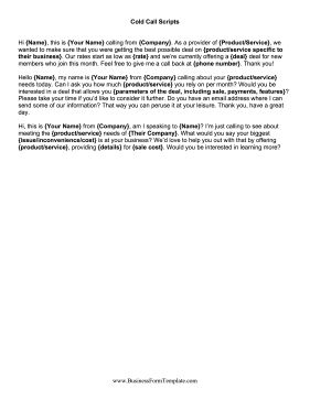 Customize and adapt these sample cold call scripts to your own business before making a sales pitch. Free to download and print Real Estate Cold Calling Script, Sign Up Sheets, Business Letter, Sales Pitch, Your Own Business, Interview Questions, Own Business, Being A Landlord, Bottle Crafts