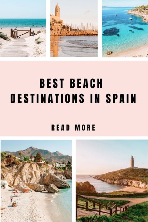 World Wild Schooling - https://worldwildschooling.com 12 Beautiful Beach Destinations in Spain You Need To Visit - https://worldwildschooling.com/beach-destinations-in-spain/ Spain Beach Vacation, Best Beaches In Spain, Spain Beaches, Beaches In Spain, Best Beach Destinations, Spain Beach, Costa Del Sol Spain, Nature Destinations, Beach Destinations