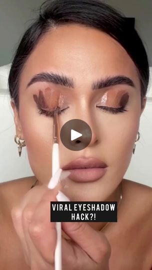 6.6K views · 41 reactions | Let’s put this viral eyeshadow hack to the test🤔 How do you think it turned out! #eyeshadowhack #makeuphacks #makeup | Christen Dominique | Christen Dominique · Original audio Christen Dominique, Kiss Makeup, All Things Beauty, The Test, Christening, Makeup Tips, You Think, Things To Think About, Thinking Of You