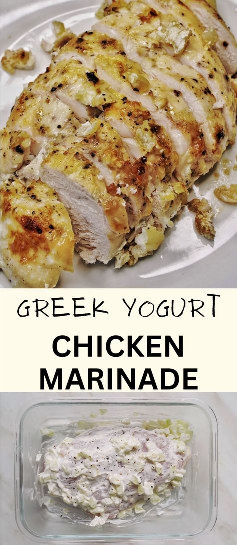 gluten free peach cobbler Onion Marinade, Greek Yogurt Chicken Marinade, Garlic Chicken Marinade, Bbq Chicken Wraps, Yogurt Marinated Chicken, Easy Chicken Marinade, Yogurt Marinade, Greek Yogurt Chicken, Yogurt Chicken