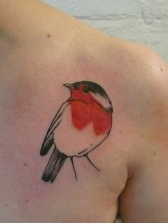 Sierra's tattoo:  similar style to this but obviously much smaller and on her wrist instead Birch Tree Tattoos, Robin Tattoo, Tree Tattoo Forearm, Bird Outline, Tattoo Bird, Tasteful Tattoos, Inspiration Tattoos, Bird Tattoo, Pretty Skin