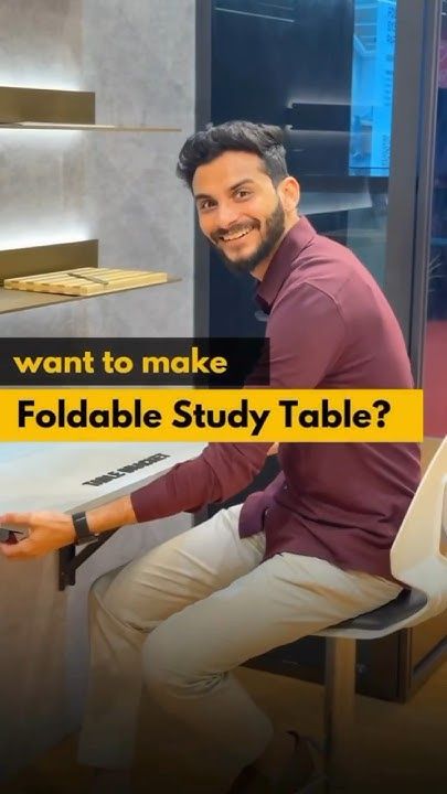 Home Study Table Ideas, Study Table Laminate Design, Bedroom With 2 Study Table, Adjustable Study Table Design, Study Table For Small Space, Space Saving Study Table Ideas, Foldable Table Ideas, Foldable Study Table Ideas, Foldable Study Table In Bedroom