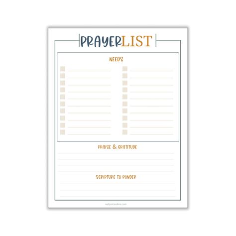 Free Printable Prayer List Template List Template Free Printable, Prayer List Printable, Prayer List Template, Template Free Printable, Prayer Journals, Printable Prayers, Bible Stuff, Prayer List, Bible Study Notes