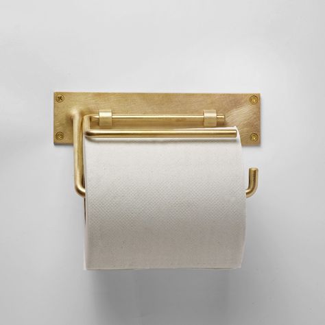 Analogue Life Modern Toilet Paper Holders, Brass Toilet Paper Holder, Modern Toilet, Bathroom Renos, Bathroom Hardware, Beautiful Bathrooms, Cheap Home Decor, Bathroom Renovation, Bathroom Inspiration