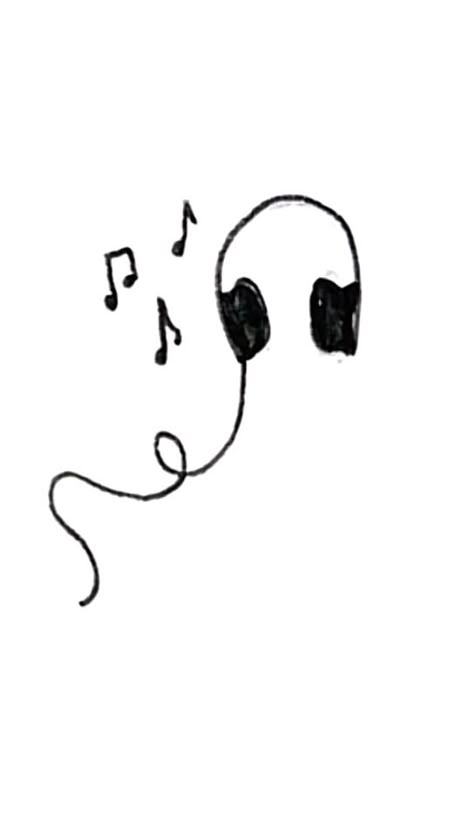 Small Grunge Drawings, Cute Music Drawings, Band Doodles, Doodle Aesthetic Grunge, Draw Headphones, Cd Tattoo, Music Doodles, History Drawing, Kou Diabolik Lovers