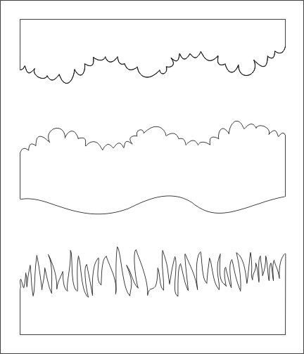 Grass Template, Bank Template, Card Making Stencils, Paper Mechanics, Diy Baby Room Decor, Minds Eye, Paper Scrapbook, Cricut Cartridges, Page Protectors