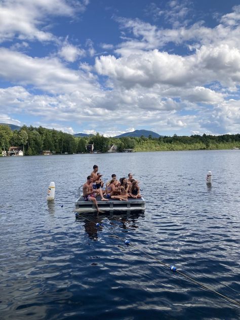 lake george new york summer vacation aesthetic family best friends nature wilderness swimming fun Family Lake House Aesthetic, Lake Aesthetics Friends, Lake George New York Summer, Family Vacation Aesthetic, Lake Birthday, Lake George New York, Summer Vacation Aesthetic, Aesthetic Family, Georges Girl