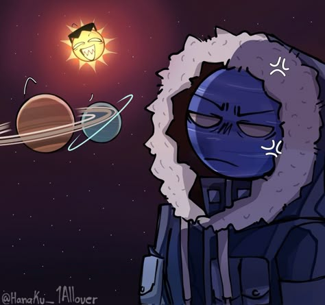 Neptune And Uranus Solarballs, Neptune Solarballs, Solar Planet, Planet Comics, Ok Ko Cartoon Network, Planet Humans, Planet Drawing, Dragon Cookies, Planets And Moons