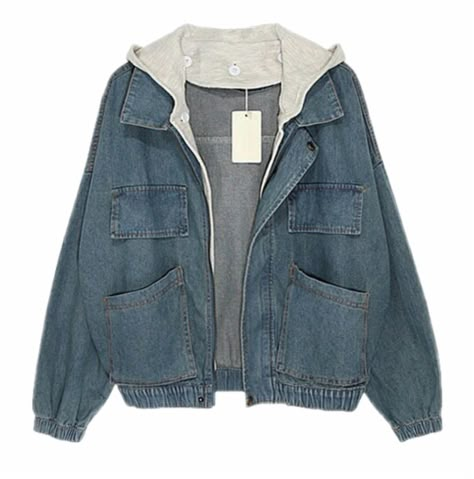 Long Sleeve Jean Jacket, Denim Jacket And Jeans, Hooded Jean Jackets, Fotografi Digital, Long Sleeve Denim Jacket, Hooded Denim Jacket, Blue Jean Jacket, Blue Denim Jacket, Faded Denim