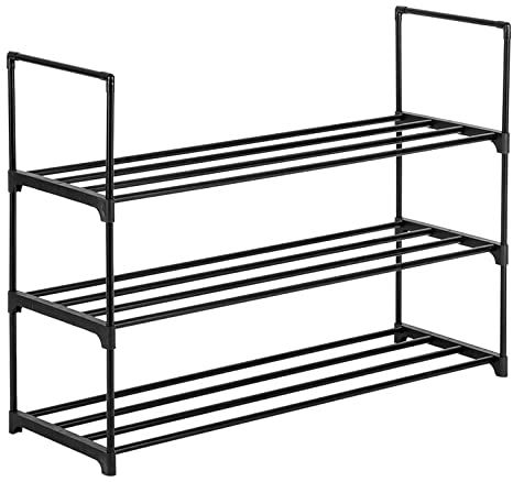 Ochine Stackable Shoes Rack Storage Shelf Freestanding Storage Shelf Metal Shoe Rack Free Standing Shoe Racks Stackable Shoe Shelf Stand for Bedroom, Closet, Entryway, Dorm Room Organizer Tower Shelf, Shoe Tower, 3 Tier Shoe Rack, 4 Tier Shoe Rack, Wall Mounted Shoe Rack, Metal Shoe Rack, Bamboo Shoe Rack, Stackable Shoe Rack, Entryway Shelf