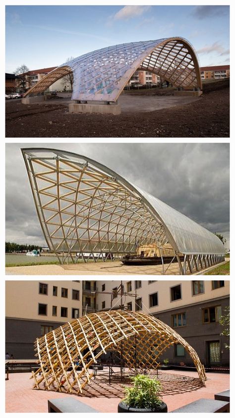 Temporary Shelter Design, Burning Man Architecture, Wood Pavilion Architecture, Maquette Architecture Ideas, Follies Architecture, Pavilion Design Architecture, Parametric Pavilion, Bamboo Pavilion, Architecture Movement