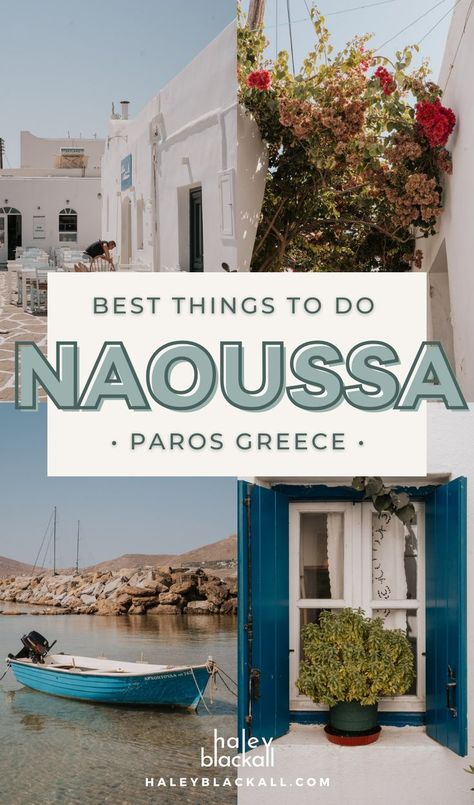 Greece Beautiful Places, Paros Beaches, Greece Paros, Greece Instagram, Naoussa Paros, Greece Packing List, Greece Aesthetic, Greece Itinerary, Paros Island