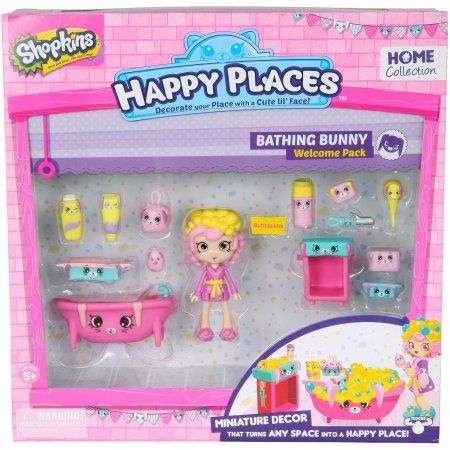 Shopkins Happy Places Welcome Pack, Bunny Bathroom Shopkins Playsets, Shopkin Dolls, Shoppies Dolls, Shopkins Happy Places, Shopkins Toys, Moose Toys, Indoor Toys, Lego Friends, All Toys