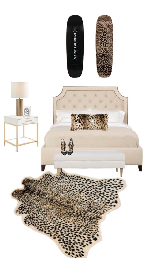 leopard print , cheetah print , aesthetic , clean , blair , serena , gossip girl , it girl Cheetah Print Rooms, Leopard Bedroom Decor, Cheetah Print Aesthetic, Serena Gossip Girl, Leopard Room, Nyc Rooms, Classy Rooms, Apartment Wall Decor, College Room Decor