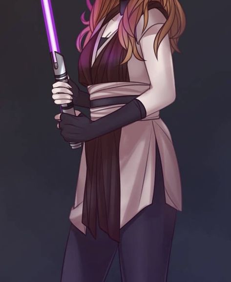 Star Wars Female Oc Human, Jedi Oc Female, Jedi Robes Female, Jedi Outfit Female, Jedi Outfit Concept Art, Female Grey Jedi, Chiss Jedi Oc, Star Wars Oc Female, Jedi Hairstyles Female