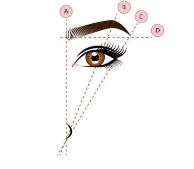 When shaping, use your tweezers or a pencil to identify the heads and tails of your eyebrows. To figure out where your arch lies, line it up diagonally from your nostril to the center of your eye. Learn more about plucking, trimming, and shaping your eyebrows here. Perfect Eyebrow Makeup, Diy Mascara, Bentuk Alis, Plucking Eyebrows, Eyebrow Hacks, Guys Eyebrows, Eyebrow Makeup Tips, Eyebrows On Fleek, Makeup Tricks