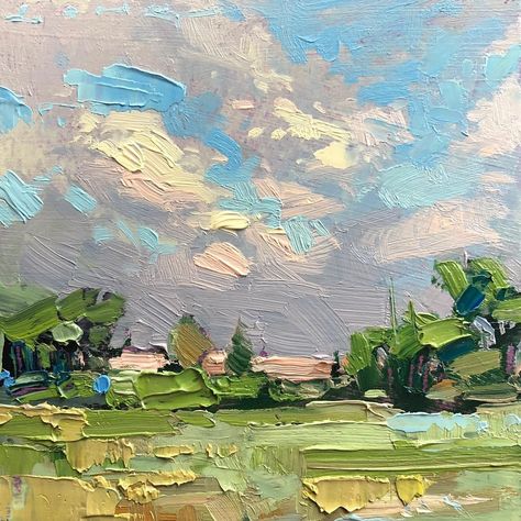 Abstract Profile Painting, Loose Acrylic Landscape, Chris Long Paintings, Chris Long, Pretty Paintings, Long Painting, Colourful Art, Landscape Paintings Acrylic, Desert Art