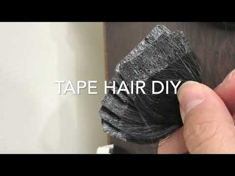 Diy Tape In Hair Extensions, Tapein Extensions, Hair Extension Tips And Tricks, Hair Extensions Diy, Hair Extensions Tutorial, Diy Hair Extensions, Track Hairstyles, Hair Glue, Hair Extensions Before And After