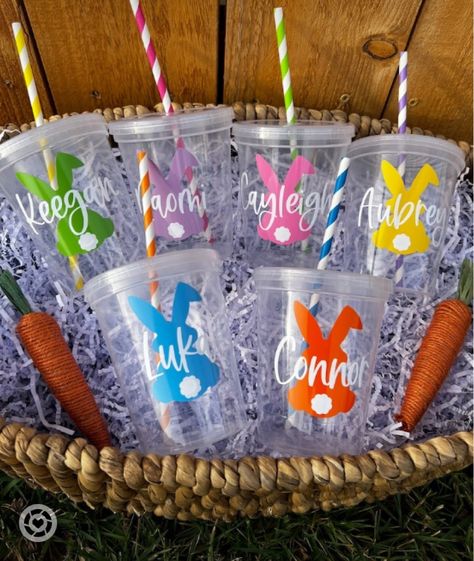 $4, personalized Easter bunny cup #etsy #etsyfind #easter #eastergift #easterbasketstuffer #personalized #personalizedgift #under10 #giftsunder10 #budgetfriendly #budgetfinds #eastercup Follow my shop @meginthelou on the @shop.LTK app to shop this post and get my exclusive app-only content! #liketkit #LTKGiftGuide #LTKSeasonal #LTKkids @shop.ltk https://liketk.it/45aBv Easter Classroom Party, Easter Handprint Crafts, Easter Handprint, Kids Easter Gifts, Easter Party Favors, Easter Classroom, Easter Cups, Kids Easter Party, Creative Easter Baskets