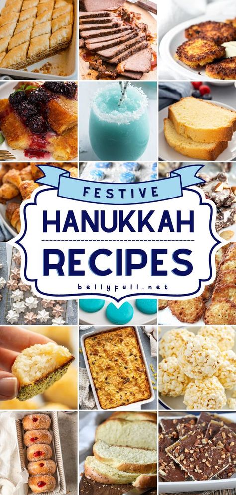 Hannukah Recipes, hanukkah food, breakfast ideas Easy Hanukkah Recipes, Hannukah Desserts, Hanukkah Party Food, Hanukah Menu, Jewish Desserts, Hannukah Recipes, Hanukkah Desserts, Hanukkah Recipes, Hanukkah Dinner