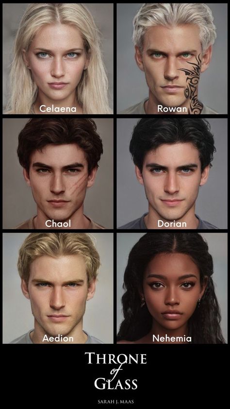 Throne Of Glass Fan Art Characters, Throne Of Glass Characters, Glass Portrait, Art Breeder, Throne Of Glass Fanart, Celaena Sardothien, Fantasy Reads, Lucky Blue Smith, Throne Of Glass Books