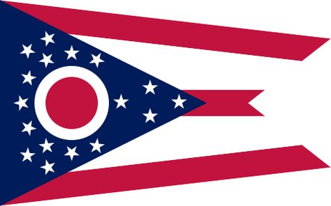 Flag of Ohio Ohio State Flag, Us States Flags, Ohio Flag, State Symbols, Ohio History, Hills And Valleys, Great River, Usa States, Ohio River