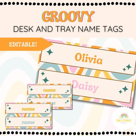 NEW PRODUCT!! Organise your classroom with this Editable Groovy Retro Classroom Decor Bundle now available on TpT for a discounted price! 🥳✨ Head to the link 🔗 in my bio to get your hands on it! #tpt #teacherspayteachers #groovyvibes #classroom #classroomdecor #classroomsetup #classroomorganization #digitalproduct #teacher #teachergram #teachersofinstagram #classroomtheme #classroomdesign Groovy Retro Classroom, Retro Classroom Decor, Retro Classroom, Classroom Learning Space, Name Tag Templates, Classroom Decor Bundle, Groovy Retro, Classroom Supplies, Classroom Setup