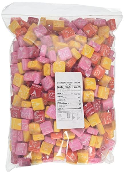 Amazon.com : Starburst Bulk Candy Wholesale - 5 Pounds : Grocery & Gourmet Food Candy For Sale, Bulk Candy Store, Fruit Chews, Candy Drinks, Junk Food Snacks, Candy Brands, Bulk Candy, Cute Candy, Juicy Fruit