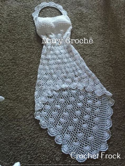 Crochet Wedding Dresses, Confection Au Crochet, Mode Crochet, Crochet Wedding, Crochet Clothing And Accessories, Crochet Fashion Patterns, Crochet Dress Pattern, Crochet Woman, Crochet Skirt