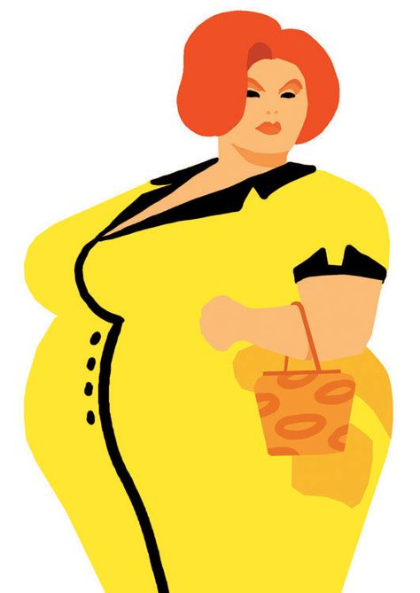 Delta Work  Yellow Postcard by ChadSellComics on Etsy Delta Work, Plus Size Art, Fat Art, Queen Art, Rupauls Drag Race, Yellow Print, Art Dress, Me Tv, Rupaul