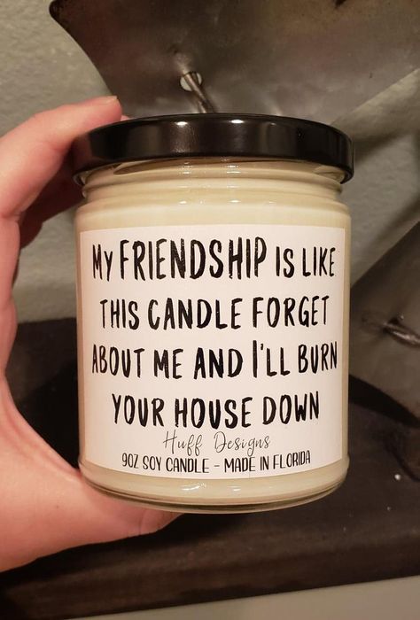 Funny Gifts For Friends, Best Friends Funny, Funny Candles, Friends Birthday, Wax Candles, Dye Free, Really Funny Joke, Paraffin Wax, Internet Funny