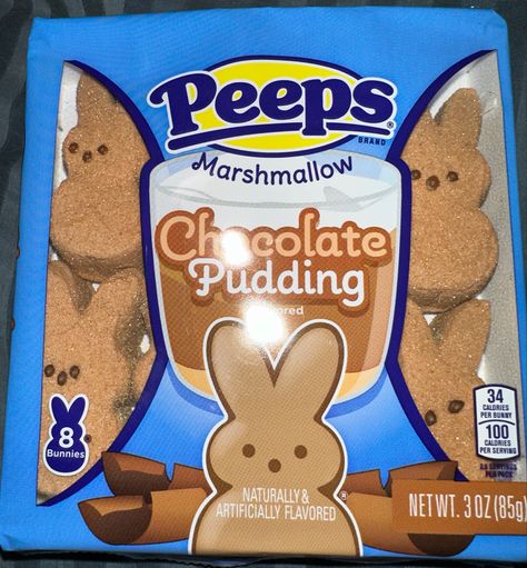 Peeps Flavors, Marshmallow Bunnies, Peeps Marshmallow, Marshmallow Chocolate, Flavored Marshmallows, Pudding Flavors, Healthy Candy, Marshmallow Peeps, Easter Candy