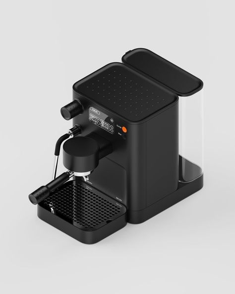 Espresso Machine — Alessandro Boldrin Espresso Machine Design, Coffee Machine Design, Coffee Brewing Methods, Home Espresso Machine, Pod Coffee Machine, Kitchen Blenders, Blender Models, Filter Coffee Machine, Filter Coffee