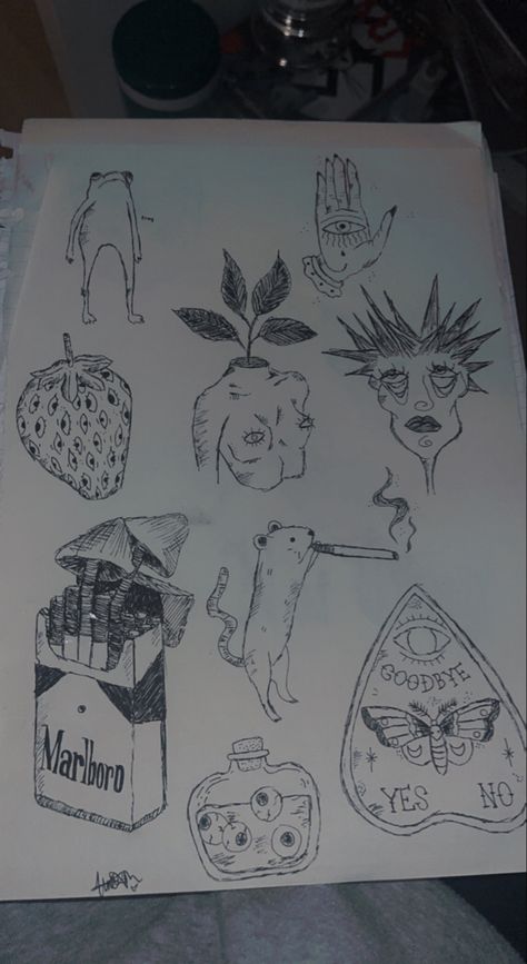 Grunge Art Tattoo, Grunge Art Doodles, Easy Art Inspo Aesthetic, Swaggy Art Drawing, Drawing Ideas Easy Doodles Y2k, Easy Aesthetic Drawings Grunge, Small Doodles Aesthetic Grunge, Grunge Art Sketches Easy, Y2k Art Grunge