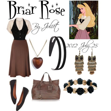 Briar Rose by juliet15243 on Polyvore featuring Gold Hawk, MARC BY MARC JACOBS, Madewell, Ralph Lauren Collection, ASOS, Jules Smith, Mimco and Disney Briar Rose Inspired Outfits, Briar Rose Outfit, Briar Rose Disneybound, Aurora Disneybound, Disney Princess Inspired Outfits, Bella Disney, Epic Halloween Costumes, Disney Bound Outfits Casual, Rose Costume