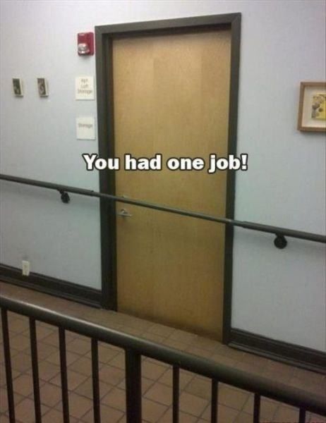 20 Examples Of 'You Had One Job' You Have One Job, Construction Humor, Job Fails, Construction Fails, Job Humor, You Had One Job, Fun Quizzes, One Job, Carne Asada