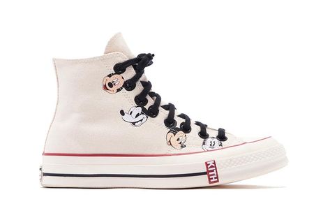 Kith x Converse x Disney Mickey Mouse Chuck 70s | HYPEBEAST Disney Sneakers, Run Star Hike, Chuck 70, Converse Chuck Taylor All Star, In November, Chuck Taylor All Star, Converse Chuck, Stylish Sneakers, Converse High Top Sneaker